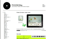 Desktop Screenshot of blog.pickone.de